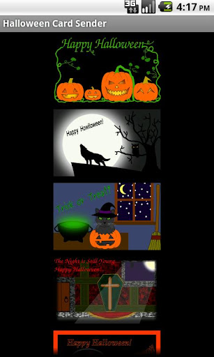 Halloween Card Sender