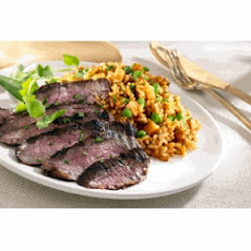 Grilled Steak with Red Tomato Rice