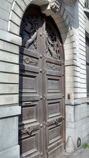 Carved Door With Horns of Abundance