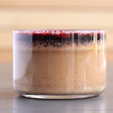 Peanut Butter Pot de Crème with Red Wine Suicide