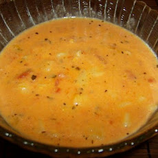 Tomato Potato Cheddar Soup