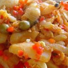 Bacalao a la Vizcaina (Basque Style Codfish Stew)