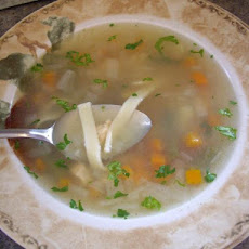 Chicken Noodle Soup With Fresh Herbs
