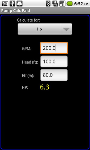 Pump Calc Free