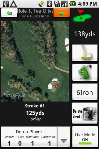 DroidCaddie Golf Free version
