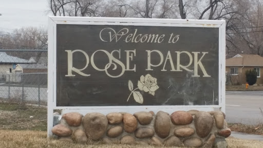 Rose Park Welcome Sign