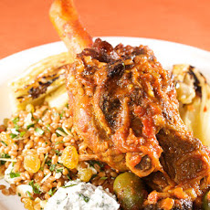 Moroccan Braised Lamb Shanks