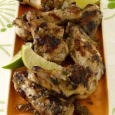 Ginger-Lime Chicken Wings with Rum Glaze
