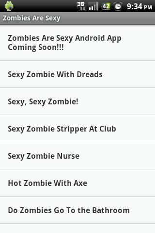 【免費新聞App】Zombies Are Sexy-APP點子