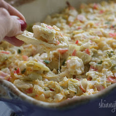 Hot and Cheesy Crab and Artichoke Dip