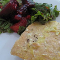 Orange-Ginger-Garlic Poached Salmon