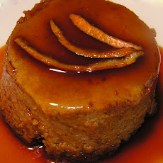 Rustic blood orange and chestnut budino