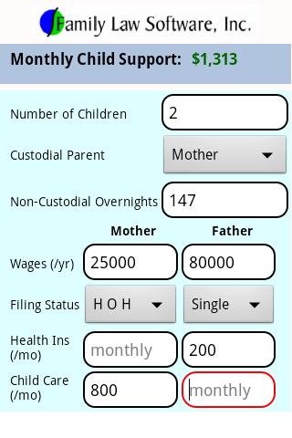 FL Child Support Calculator