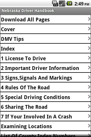 Nebraska Driver Manual