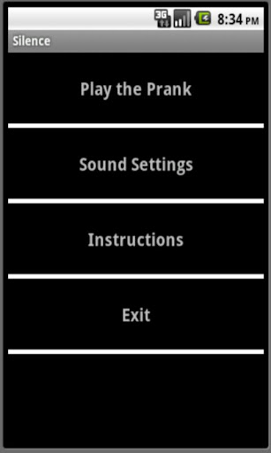 Silence Prank App