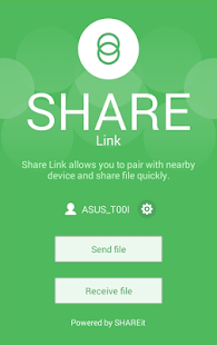 Share Link – File Transfer Screenshot