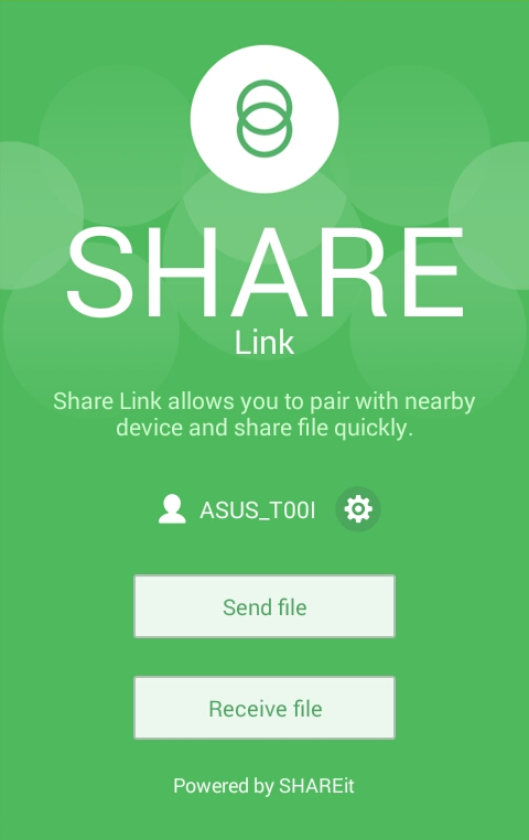 Android application Share Link – File Transfer screenshort