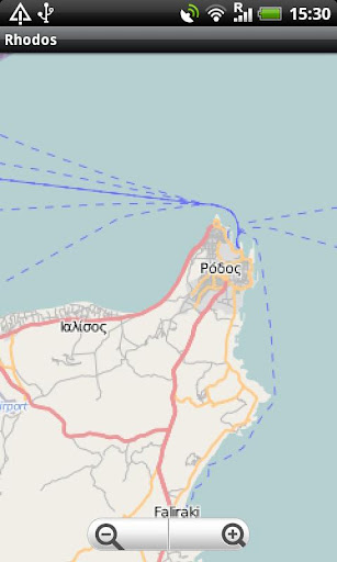 Rhodos Street Map