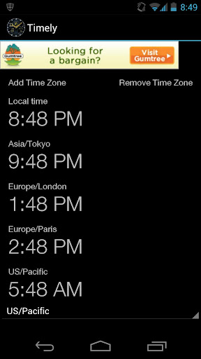 Timely World Time Converter