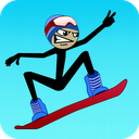 Stickman Snowboarder mobile app icon