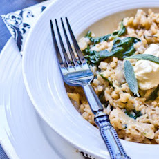 Parsnip Risotto with Mascarpone and Sage
