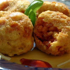 Marra's Fried Tomato and Mozzarella Arancini
