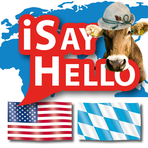 iSayHello English US-Bavarian LOGO-APP點子