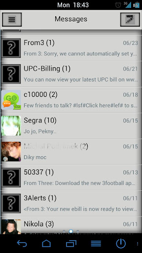 Go SMS Pro B$W Premium Theme