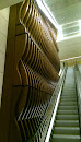 Wooden Waves Of The Staircase