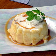 Praline Charlotte Russe with Butterscotch Sauce