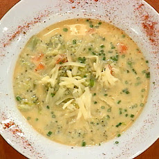 Emeril's Broccoli and Gruyere Soup
