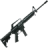 AR-15 machine-gun mobile app icon