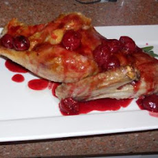 Sauce for Duck and Ham : Black Cherry, Port & Redcurrant Jel