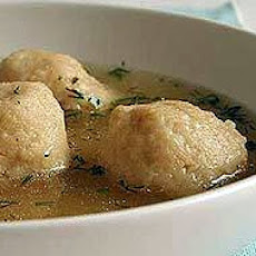 Muriel's Chicken Soup with Almond Matzo Balls
