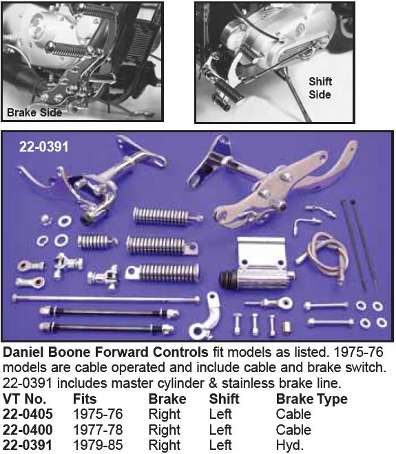 75 to 78 brake side forward control sportster iron head Motorcycle