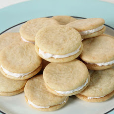 Pink Grapefruit Sandwich Cookies