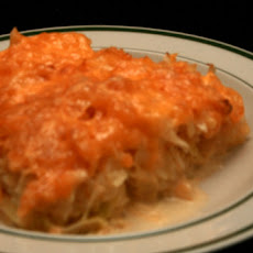 Thousand Island and Cheddar Baked Cabbage
