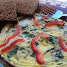 Swiss Chard & Goat Cheese Frittata
