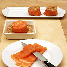 Sesame Salmon Roulades