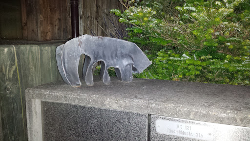 Brüttisellen Ameisenbär Metallskulptur