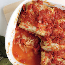 Stuffed Cabbage with Beef and Rice
