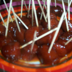 Barbecued Sausage Pieces (Crock Pot)