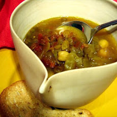 Tunisian Tomato Soup With Chickpeas and Lentils