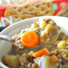 Beef Barley Lentil Soup