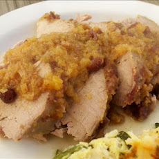 Pork Roast With Peach Chutney