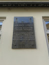 House of August Šenoa Plaque