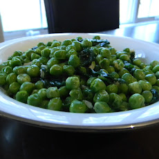 Peas, Spinach and Shallots