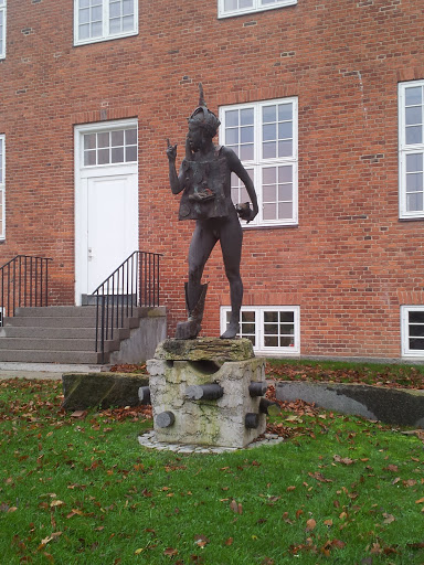 Statue Med Støvle