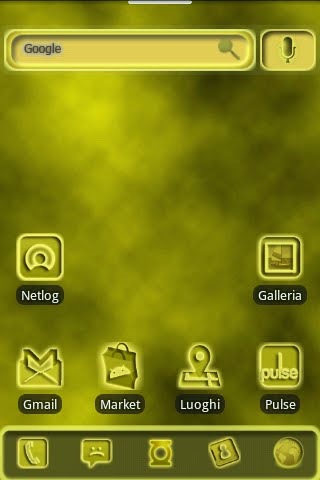 ADW FogGy Yellow Pulse Theme