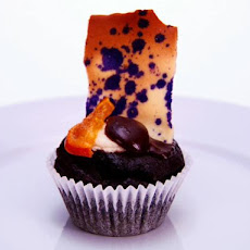Chocolate Tangerine Cannoli Cupcakes